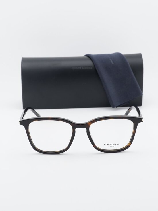 Saint Laurent SL479 002 Square Eyeglasses – Havana 52mm main image 11